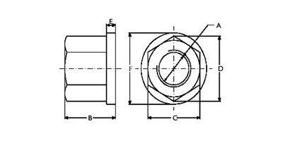 Collar Nuts Din - 6331