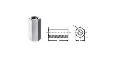 Extension Fixture Hex Nuts