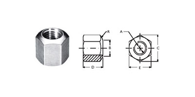 Fixture Hex Nuts Din - 6330